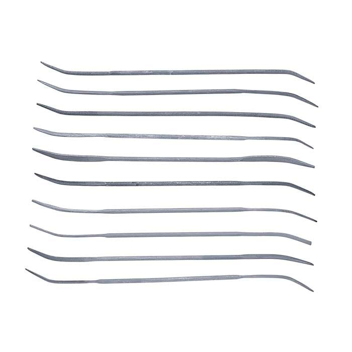 Riffler File Set, #2, Set of 10
