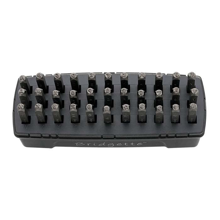 ImpressArt® Design Stamp Set, Uppercase Bridgette Alphabet, 3mm Characters