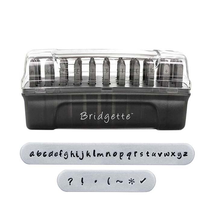 ImpressArt® Design Stamp Set, Lowercase Bridgette Alphabet, 3mm Characters