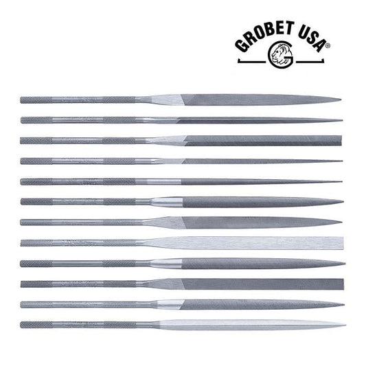 Grobet® Swiss Pattern Needle Files, Cut #4, Set of 12