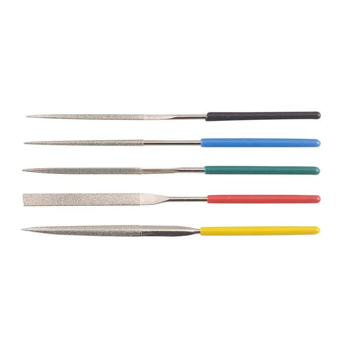 Micro-Shaper Diamond File Assortment, 240 Mesh, Set of 5