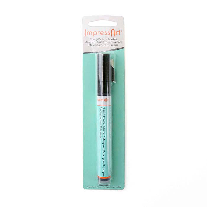 ImpressArt® Black Design Stamp Enamel Marker