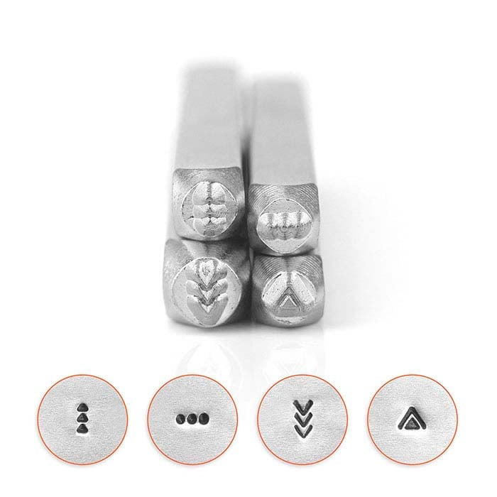 ImpressArt® Design Stamp Set, Mandala Series 4, 3–4mm Characters