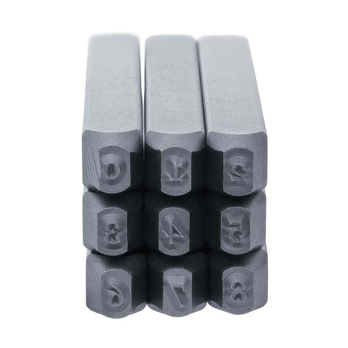 ImpressArt® Design Stamp Set, Numbers Ember , 2.5mm Characters