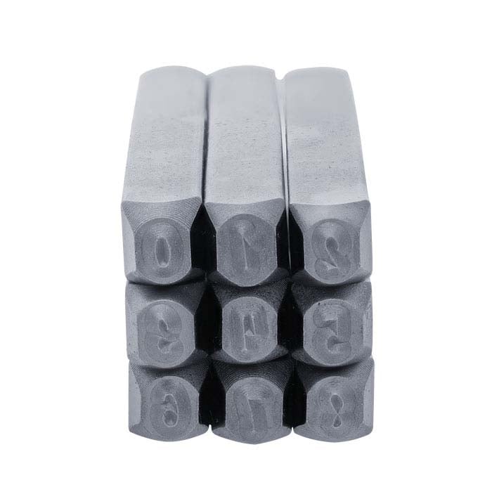 ImpressArt® Design Stamp Set, Numbers Homeroom, 3mm Characters
