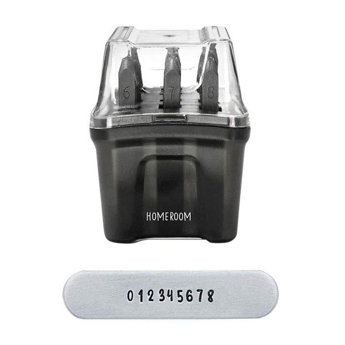 ImpressArt® Design Stamp Set, Numbers Homeroom, 3mm Characters