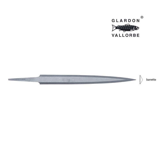 Glardon Vallorbe® Precision 바레트 핸드 파일, 스위스 컷 #2