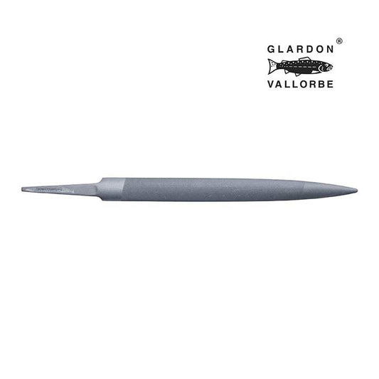Glardon Vallorbe® Precision Half-Round Hand File, Swiss Cut #4