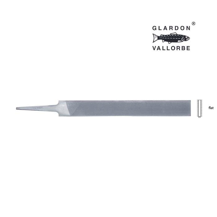 Glardon Vallorbe® Valtitan® Flat Hand File, Cut #2