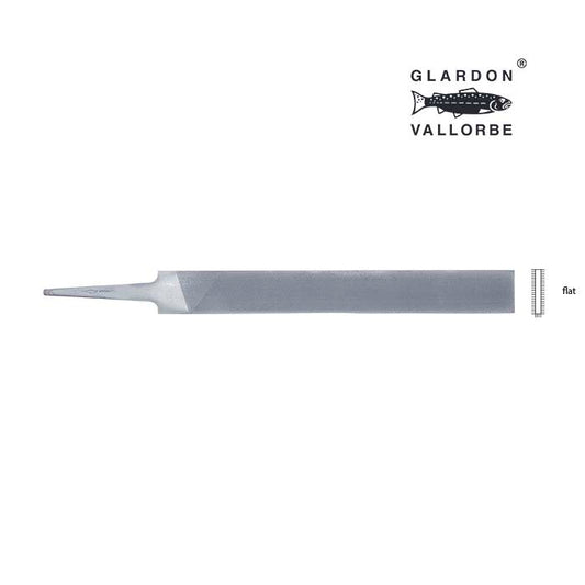 Glardon Vallorbe® Valtitan® Flat Hand File, Cut #2