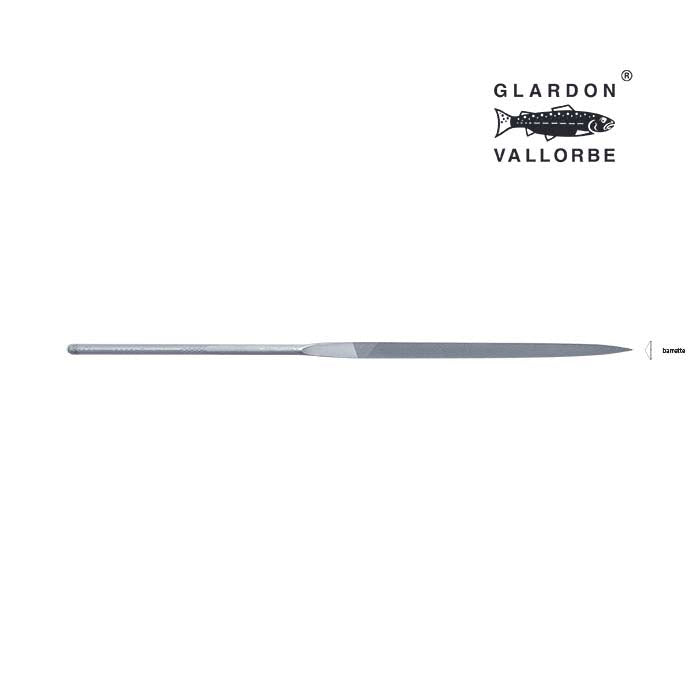 Glardon Vallorbe® Valtitan® Barrette Needle File, Cut #2