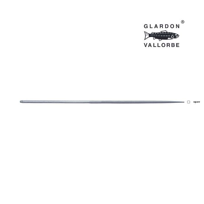 Glardon Vallorbe® Valtitan® Square Needle File, Cut #2