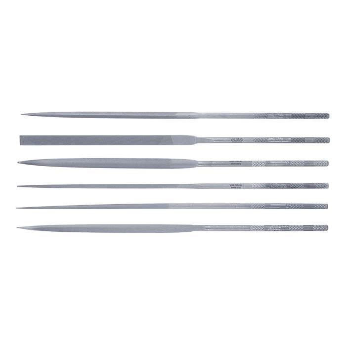 Glardon Vallorbe® Valtitan™ Needle File Set, #2, Set of 6