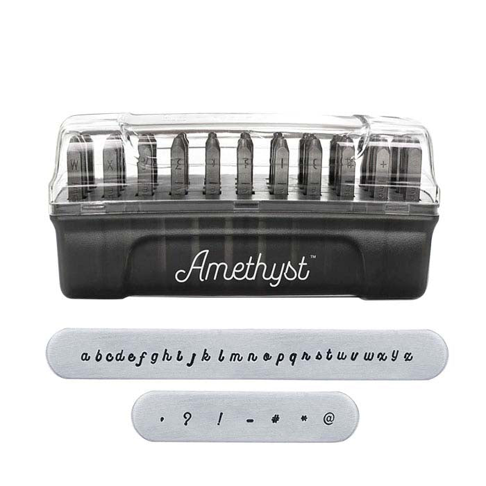 ImpressArt® Design Stamp Set, Lowercase Amethyst Alphabet, 3mm Characters