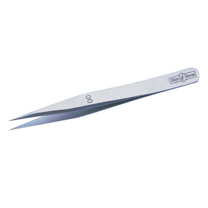 Blue Heron Stainless Steel Precision 00 Pattern Tweezers