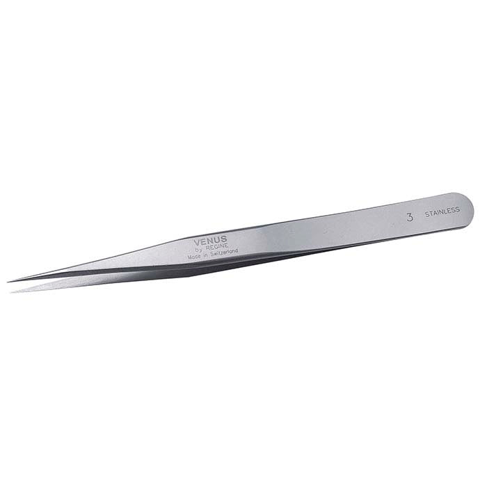 Regine Stainless Steel Precision 3 Pattern Tweezers