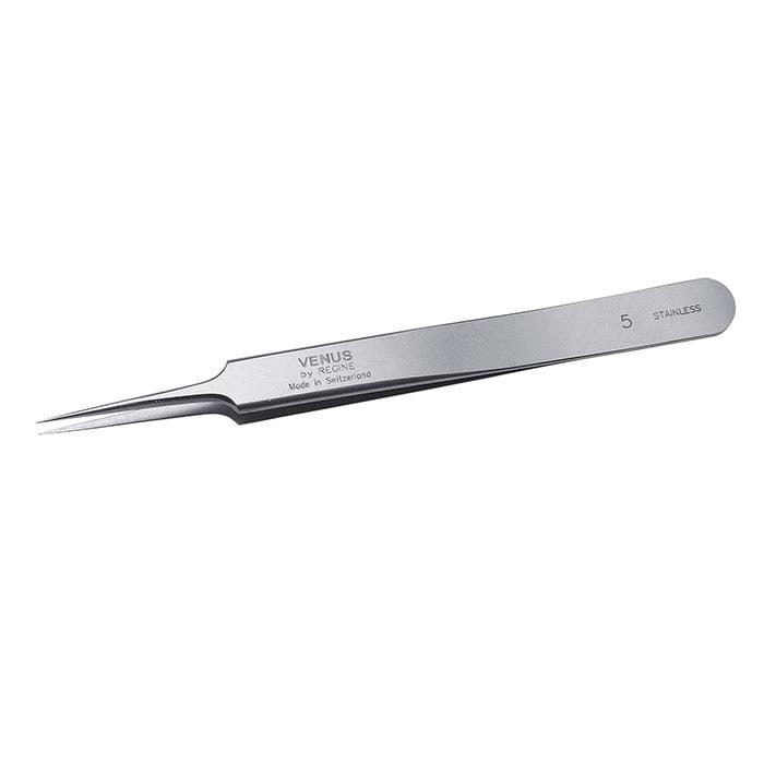 Regine Stainless Steel Precision 5 Pattern Tweezers