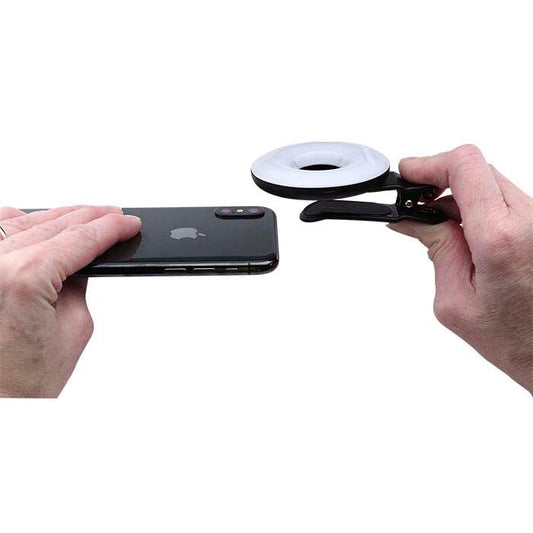 Gem-Zoom™ U Universal Macro 10X Smartphone Lighted Magnifier Attachment