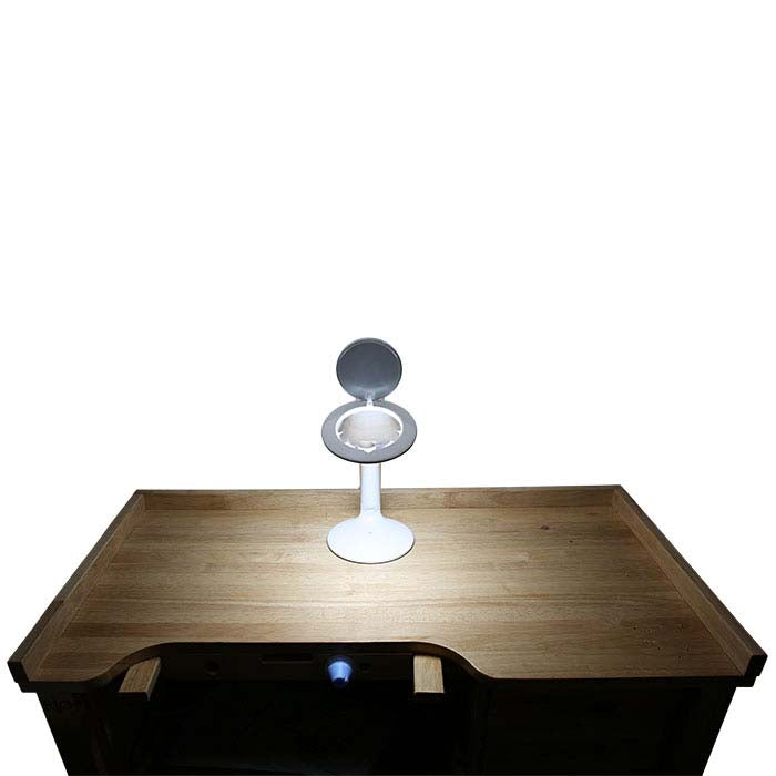 Daylight™ Halo LED Desktop Magnifying Lamp