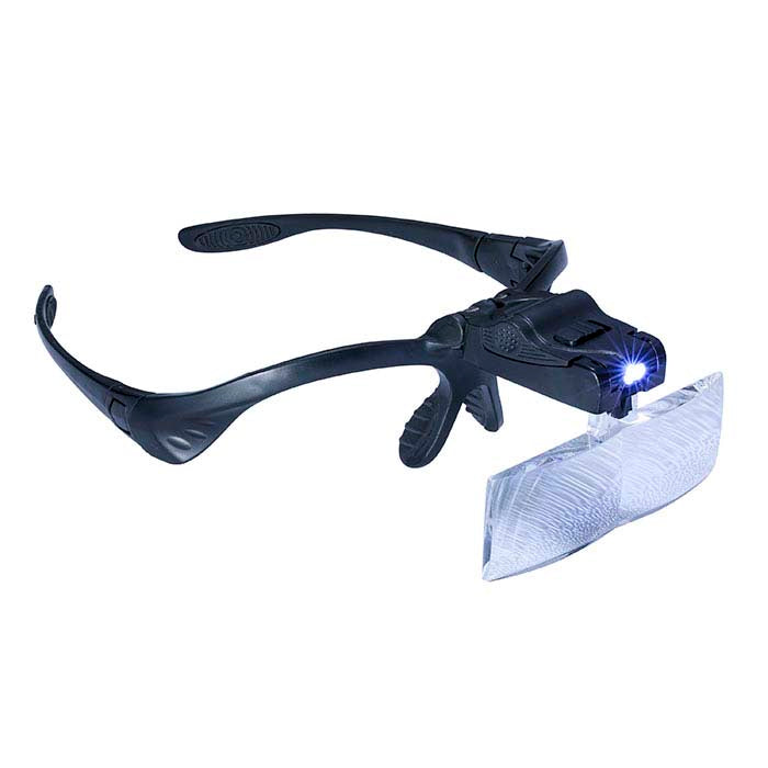 Magnifier with Five Lenses and LED Light