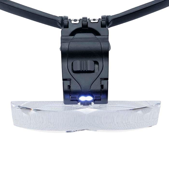 Magnifier with Five Lenses and LED Light