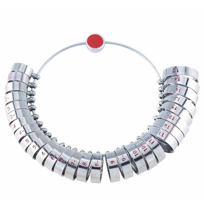 Wide-Shank Comfort Band Finger Gauge Set