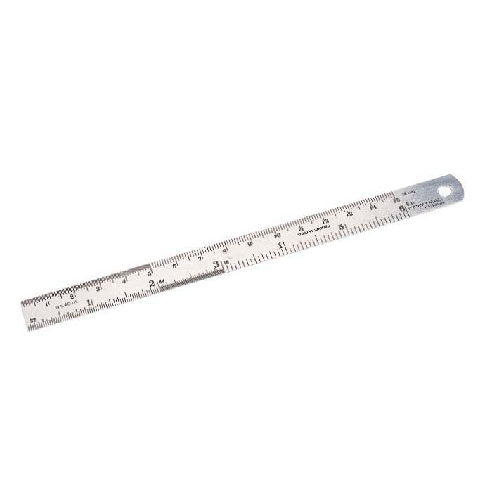 Steel Ruler with Conversion Chart