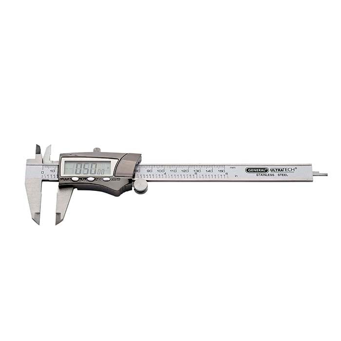 Stainless Steel Digital Fractional Caliper, 152.4 mm
