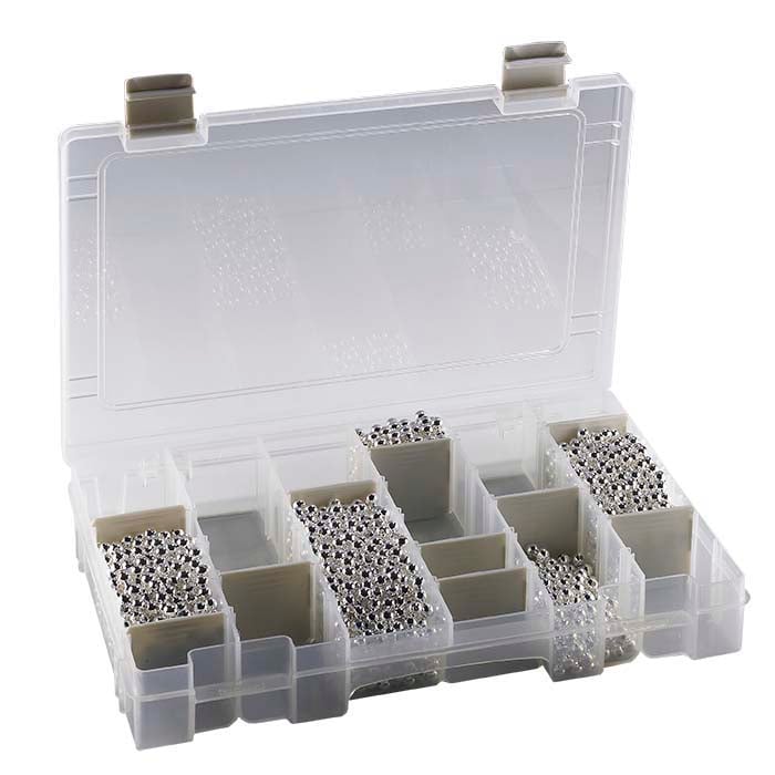 Anti-Tarnish Plastic Organizer Case with Dividers