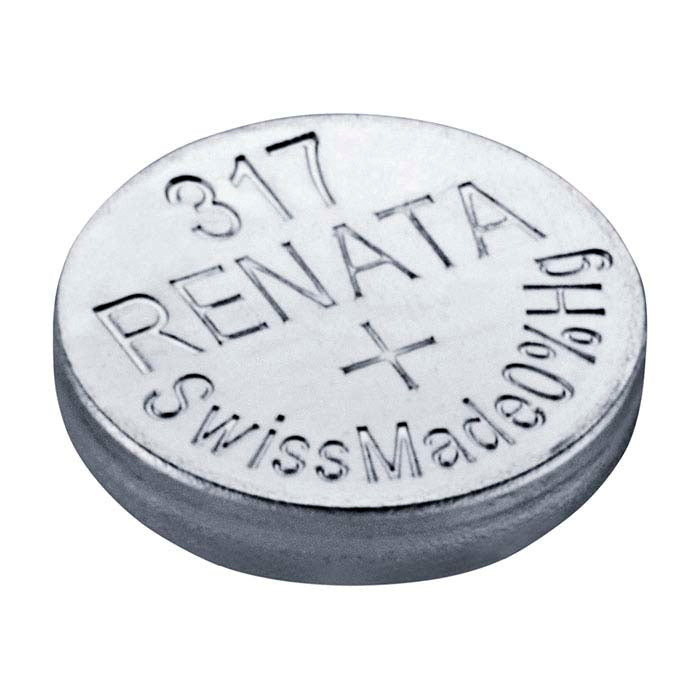 Renata Silver Oxide Watch Battery, 317-SR516SW