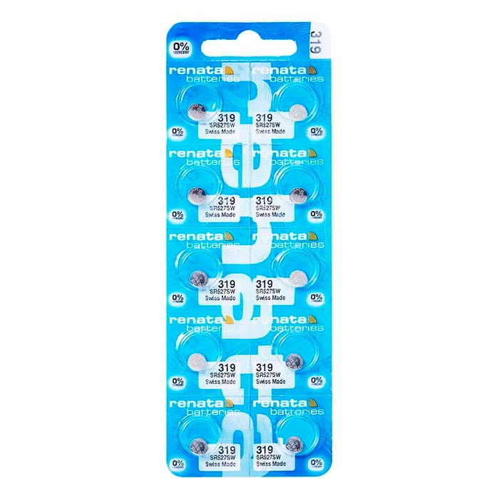 Renata Silver Oxide Watch Battery, 319-SR527SW