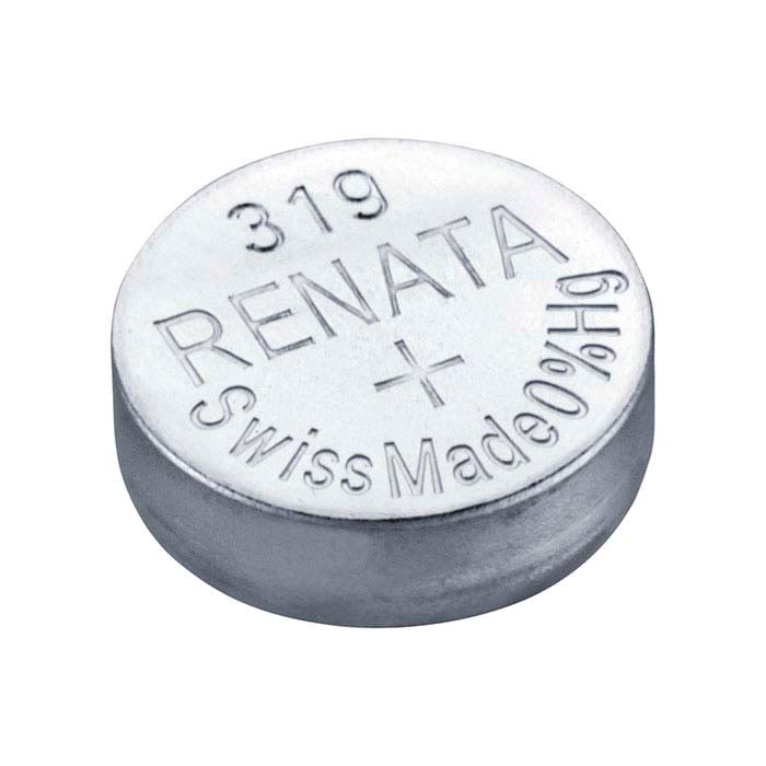 Renata Silver Oxide Watch Battery, 319-SR527SW