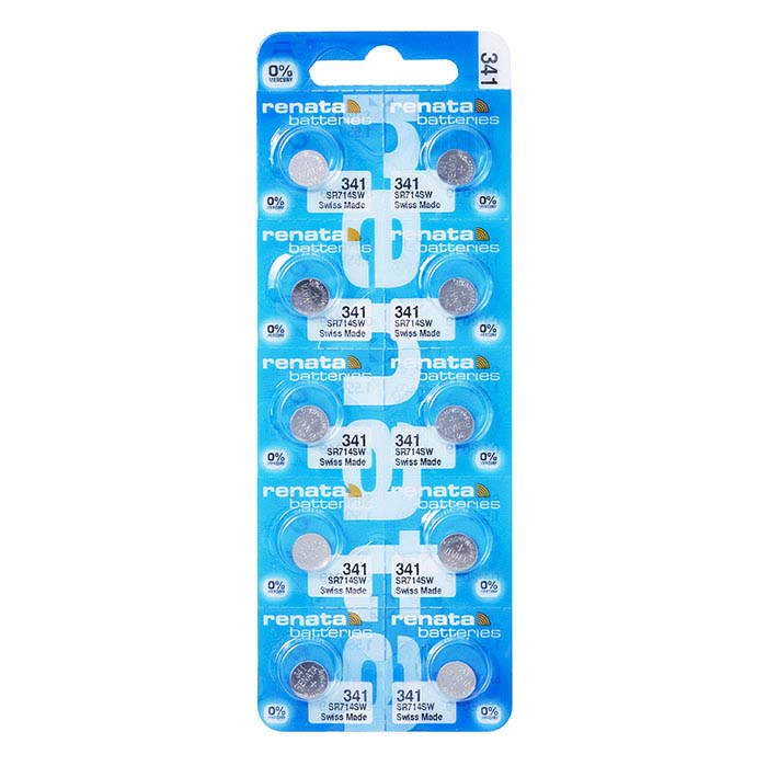 Renata Silver Oxide Watch Battery, 341-SR714SW