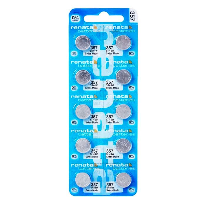 Renata Silver Oxide Watch Battery, 357-SR44W