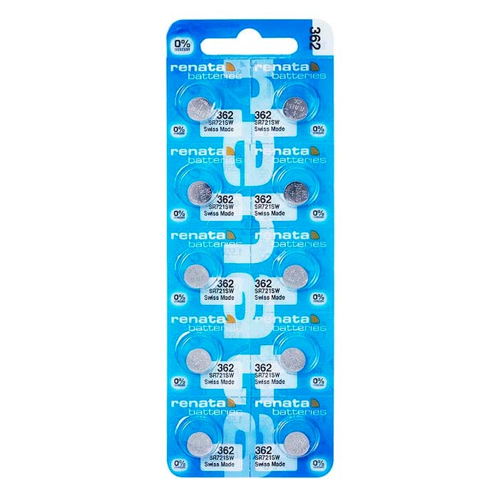 Renata Silver Oxide Watch Battery, 362-SR721SW