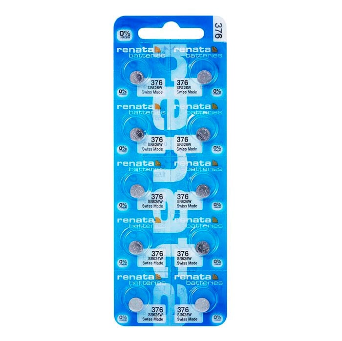 Renata Silver Oxide Watch Battery, 376-SR626W
