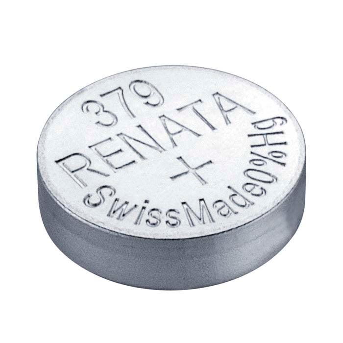 Renata Silver Oxide Watch Battery, 379-SR521SW