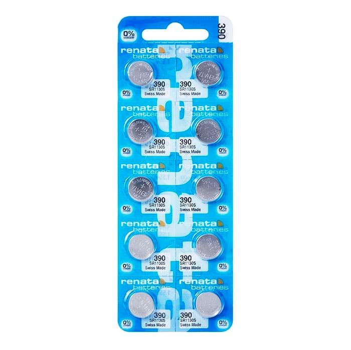 Renata Silver Oxide Watch Battery, 390-SR1130SW