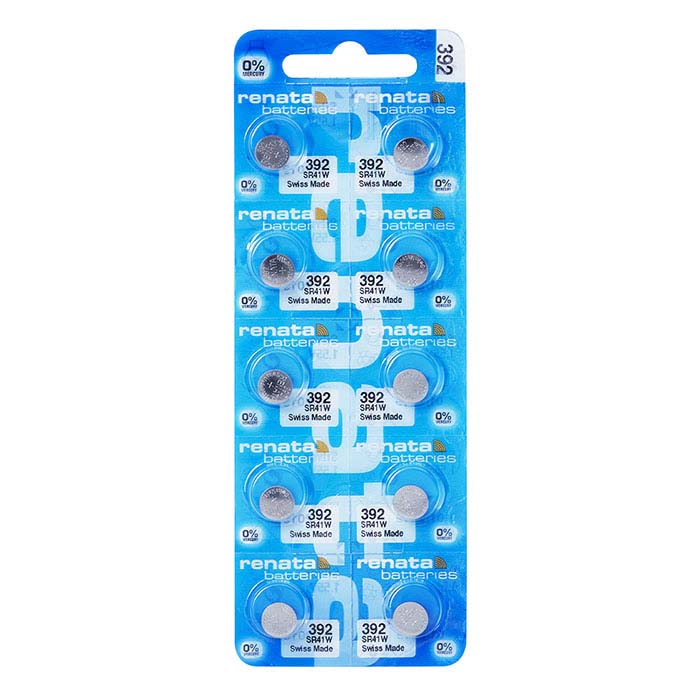 Renata Silver Oxide Watch Battery, 392-SR41W