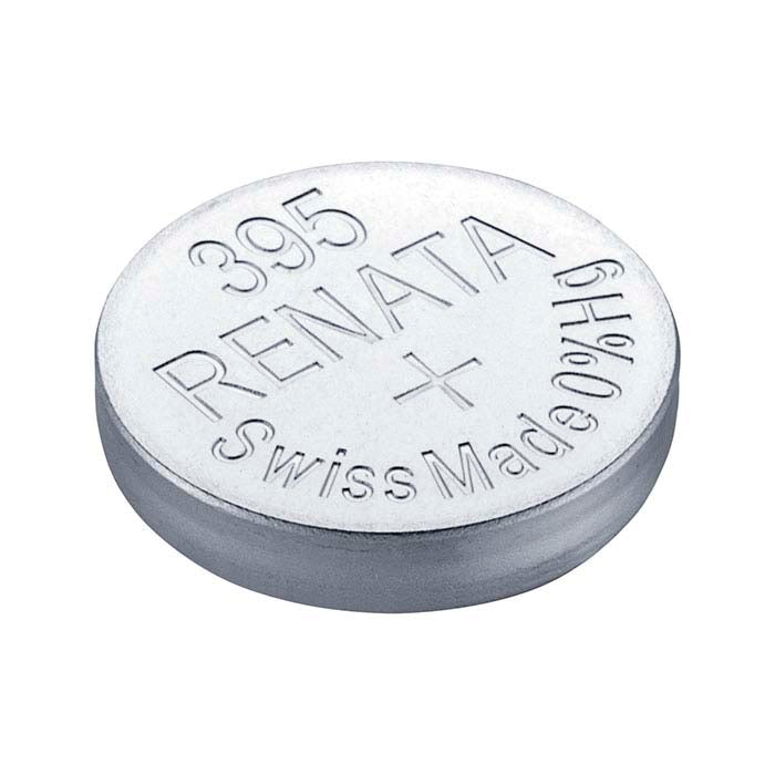 Renata Silver Oxide Watch Battery, 395-SR927SW