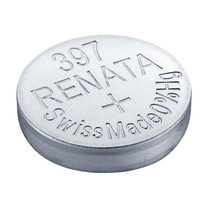Renata Silver Oxide Watch Battery, 397-SR726SW