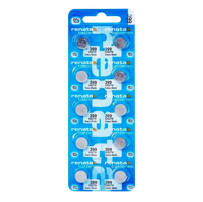 Renata Silver Oxide Watch Battery, 399-SR927W
