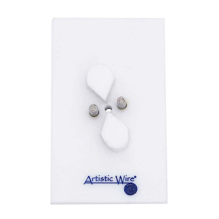 Gabarit Artistic Wire® Findings Forms™ pour fermoir crochet en S,