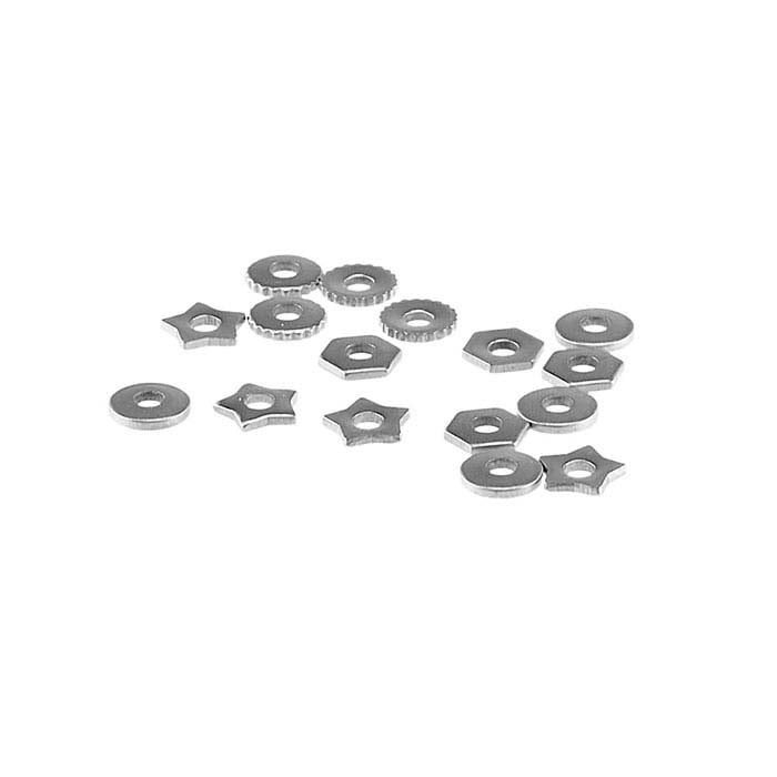 Nickel Alloy Rivet Accent Assortment for 1.59mm Crafted Findings Riveting Tool