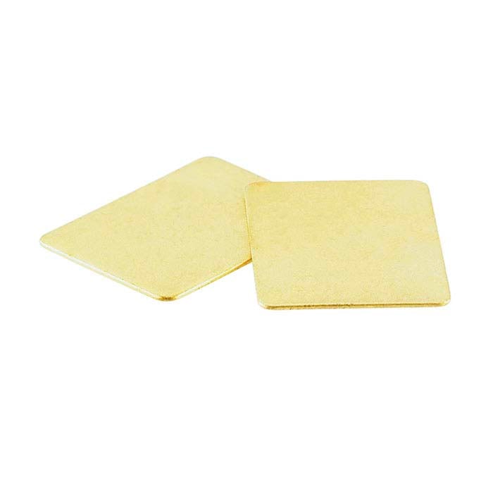 25.4mm x 19.05mm Brass Rectangle, 0.64mm