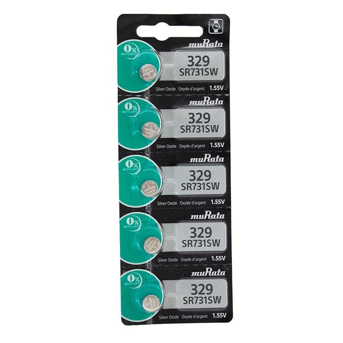 Murata Silver Oxide Watch Battery, 329-SR731SW