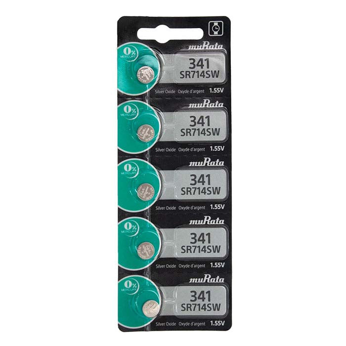 Bateria de Relógio de Óxido de Prata Murata, 341-SR714SW