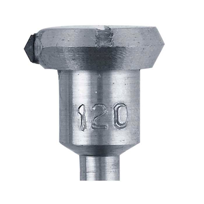 Diamant-Schwungrad aus Stahl mit 3/8-Zoll-Kopf, 120°