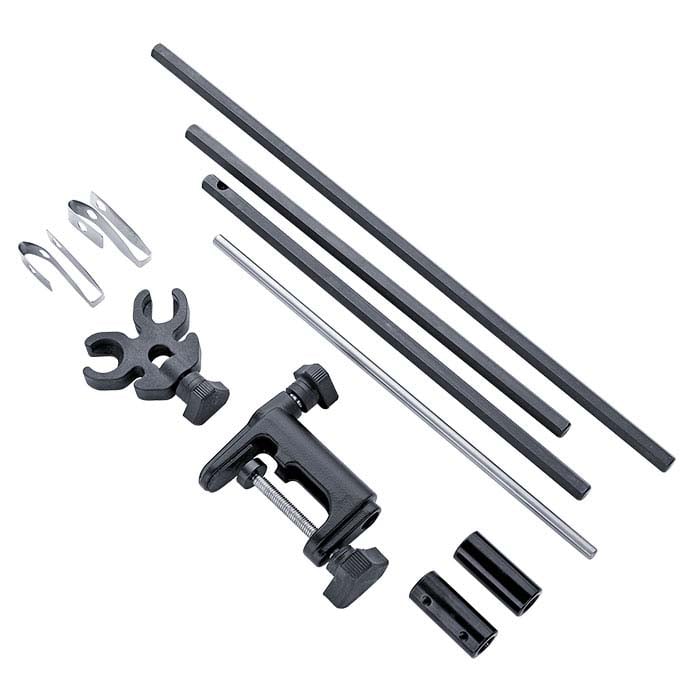 Foredom® Flex Shaft dobbel motorholder, klemmefeste