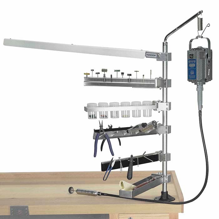 Foredom® Flexwellen-Motoraufhängungsständer und Basis-Werkbanksystem